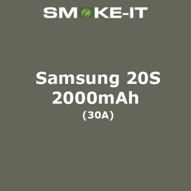 Samsung 20S, 2000mAh (30A) pris: 59.95 