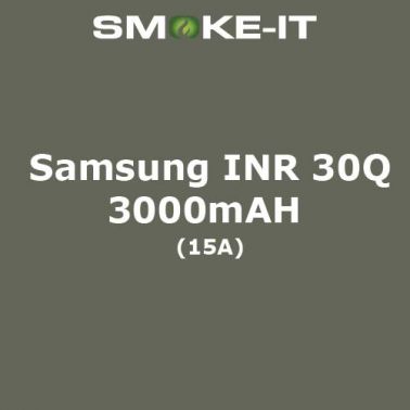 Samsung INR 30Q 3000mAh pris: 79.95 