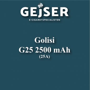 Golisi - G25 IMR 2500 mAh pris: 89.95 
