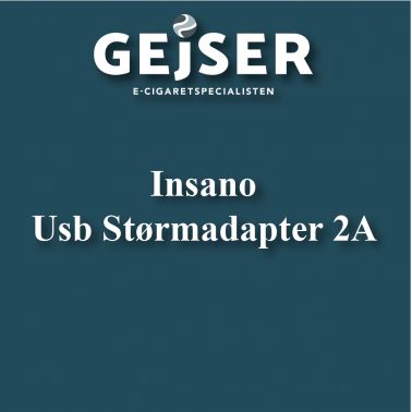 InSano - USB Strømadapter 2A pris: 44.95 