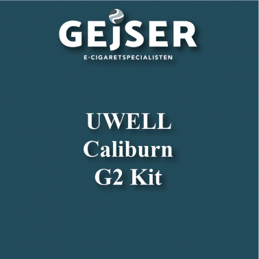 UWELL - Caliburn G2 Kit pris: 349.95 