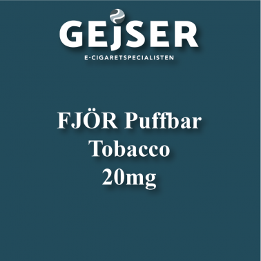 FJÖR Puffbar  - Tobacco 20mg pris: 62 