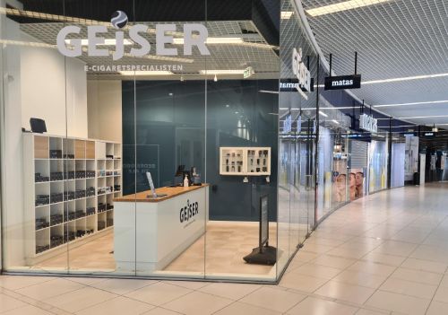 GEjSER e cigaret butik Frederiksund