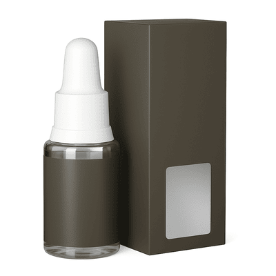 E-væske i neutral indpakning